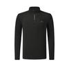 Golf Series Fashionable Comfortable Versatile Casual Sports Knit Long Sleeve T-Shirt Men Tops Deep-Black A11M545211FBK