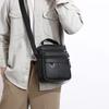 Vertical Genuine Leather Shoulder Bag, Top-layer Cowhide Men's Bag, Casual Bag, Youth Crossbody Bag