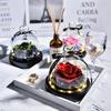 Valentines Day Gift for Girlfriend Eternal Rose LED Light Flower In Glass Cover Mothers Day Birthday Party Wedding Decoration