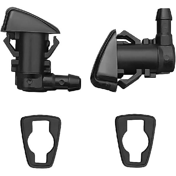 4806312AA Premium Wiper Washer Nozzles Fit for Dodge Nitro 2007-2012; Jeep Liberty: 2008-2013; Commander 2006-2010 | Windshield Washer Fluid Jet