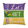 Pillow Case Holiday Party Decoration Home Living Room Sofa Cushion Cover Linen Print
