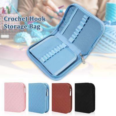 Draagbare Brei Kit Koffer Organizer Tas Haaknaald Rits Waterdichte Opbergtas DIY Naaigaren Naalden Accessoires Set Opbergtas