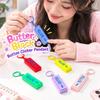Pocket Size Fidgety Push Clicker Simulation Shape Sensory Key Ring  Office Workers