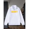 Men's Semi High Neck Zipper Sweatshirt, Spring and Autumn Fashion Pullover, New Warm and Cold Top
