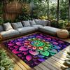 Bohemian Area Rug Washable Non Slip Living Room Carpet Modern Abstract Pattern Home Decor Floor Mat Bedroom Rug Gift