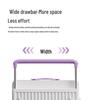 2025 Front-Opening Wide Pull Rod Carry-On Suitcase: Large Capacity, Durable PC Travel Case with Password