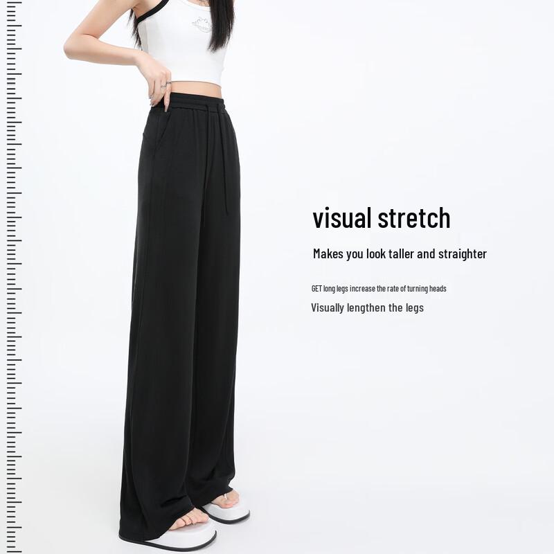 Women's High-Waist Straight-Leg Casual Pants