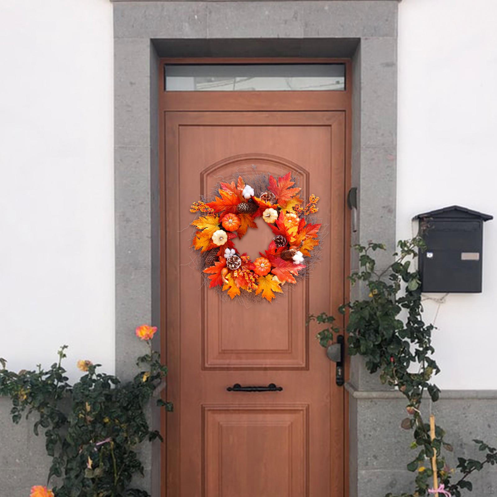 

Fall Harvest Garland Artificial Wreath 55cm Ornaments Halloween