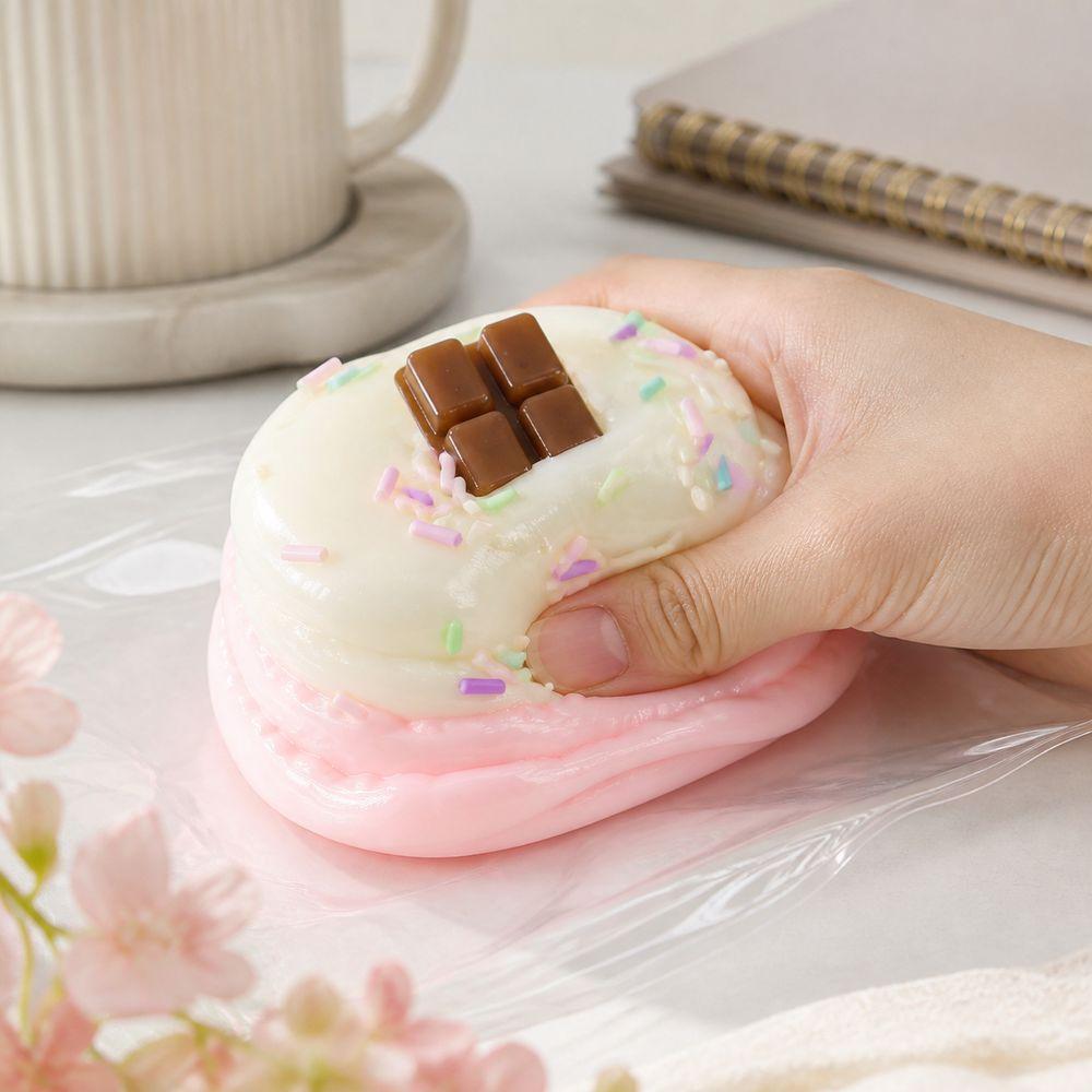 Slow Rebound Cake Squeeze Toy Soft Stress Squeeze Toy Gifts Release Anxiety Toys Stress Relief