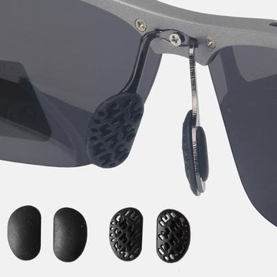 20pcs(10pairs) Anti Slip Rubber Eyeglasses Nose Pads Sunglass Spectacles Eyewear Glasses Accessories Black White Push On