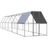 Vidaxl Klatka Zewnętrzna Dla Kurcząt, 2X12X2 M, Stal Galwanizowana