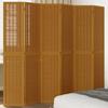 VidaXL Room Divider 6 Panels, Room Separator, Privacy Screen, Bedroom Living Room Screen, Brown Wood 358827