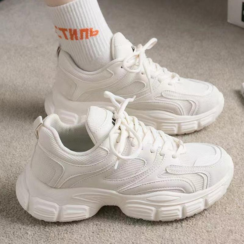 New college style muffin platform running sneakers retro student casual shoes