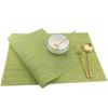 Dinner Placemat 6pcs Dining Pvc Table Mat Disc Pads Green Decoration Tablemat Tableware Pvc Placemat Kitchen Dinning Bowl Mat