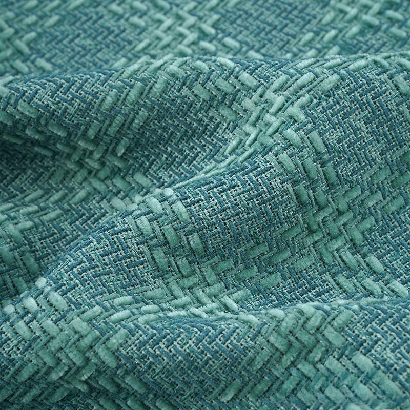 Woolen Tweed Plaid Chenille Fabric Woven Small Fragrant Fabric DIY Elegant Fashion Coat Skirt Designer