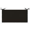 2 piece Bench Cushions SOEST 2 pcs. 100percent  Polyester Black