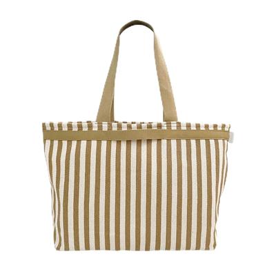 1148 Large Tote Bag LT Grande [Rootote] Stripe-A (02 Beige)