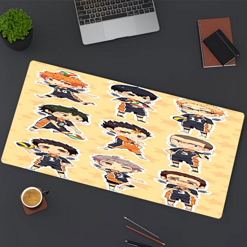 Podkładka pod mysz z nadrukiem Haikyu, do klawiatury, laptopa, PC, do biura, domu, dekoracja biurka, idealny prezent urodzinowy dla graczy