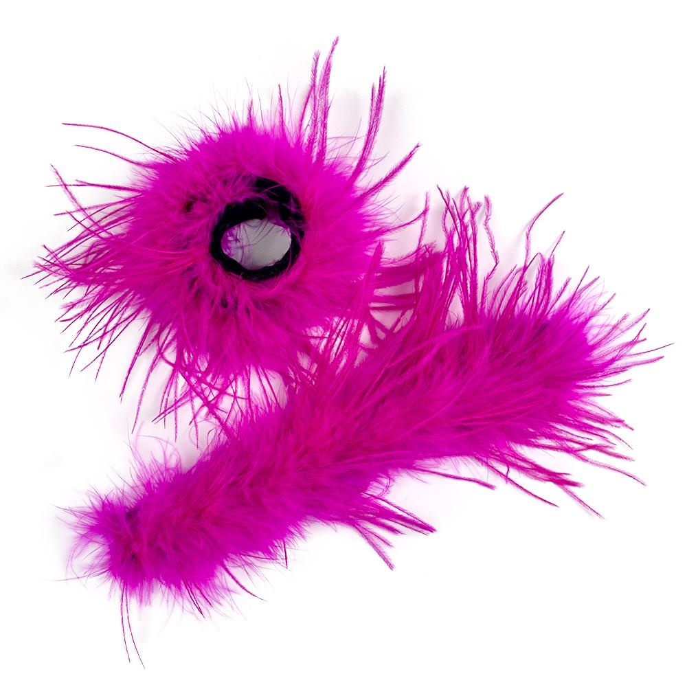 DIY 2 Stück wunderschöne Straußenfeder-Manschetten, flauschige Armbänder, farbige Federarmbänder, Haarschmuck, Fußkettchen, Ärmelmanschetten, Dekoration