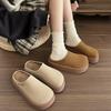 Fashion Commuter Brown Thick-soled Bag Head Half Slippers Summer Wear Heightening Lightweight Birkencool Slippers