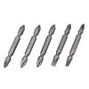10PCS PH2 Double-ended Screwdriver Bit Impact Resistance Magnetic Cross Drill Bit Hex Shank High Hardness for Makita