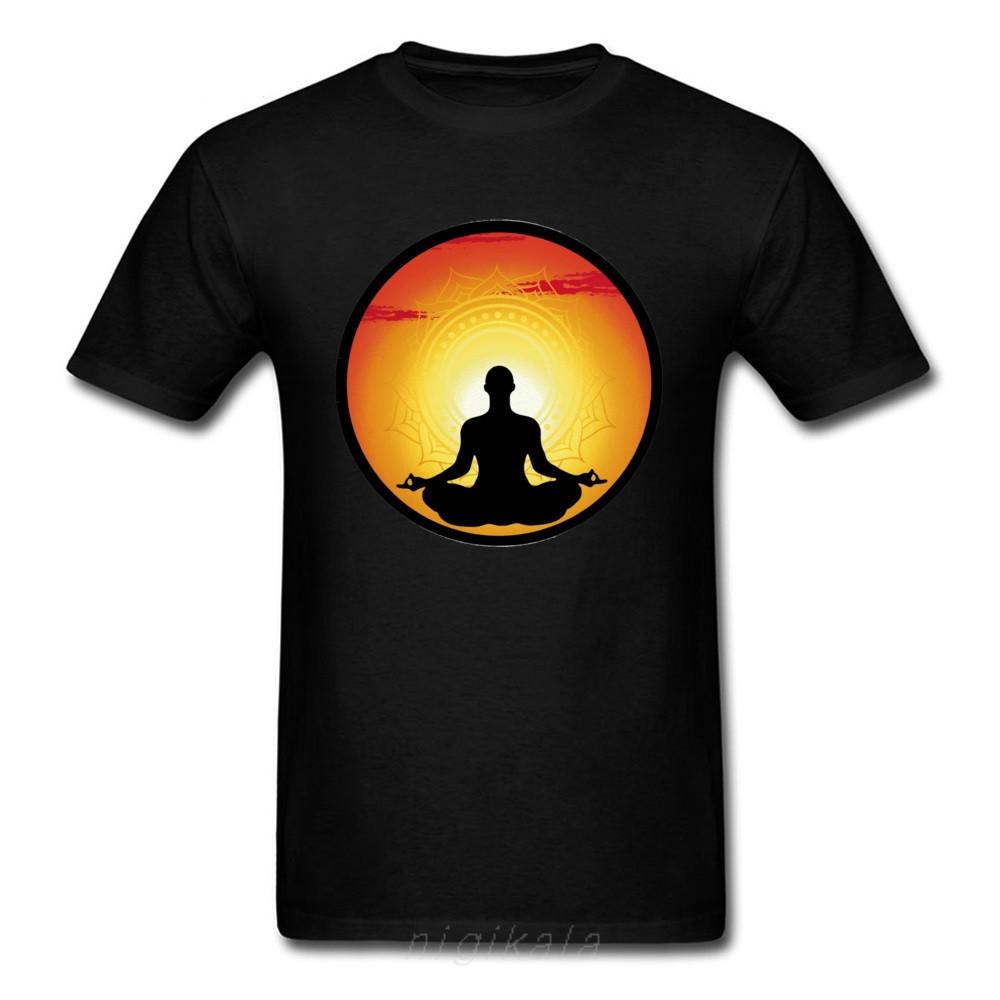 

Sunset Tops Fashion Funny High Quality Printing T-shirt 100% Cotton Spirituality Meditation Eu Size XS-5XL Tee Shirts 4XL