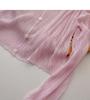 Women's Summer 2021 Thin Ice Silk Cardigan - Korean Style, V-Neck, See-Through, Long Sleeve Knit Top.