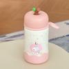 Shuangqi Cute Pink Apple Cat Kids Stainless Steel Water Bottle