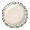 High-Value Ceramic Deep Plate Light Luxury Home Daily Vegetable Plate French Retro Lace Shape Noodles Plate Dim Sum Plate