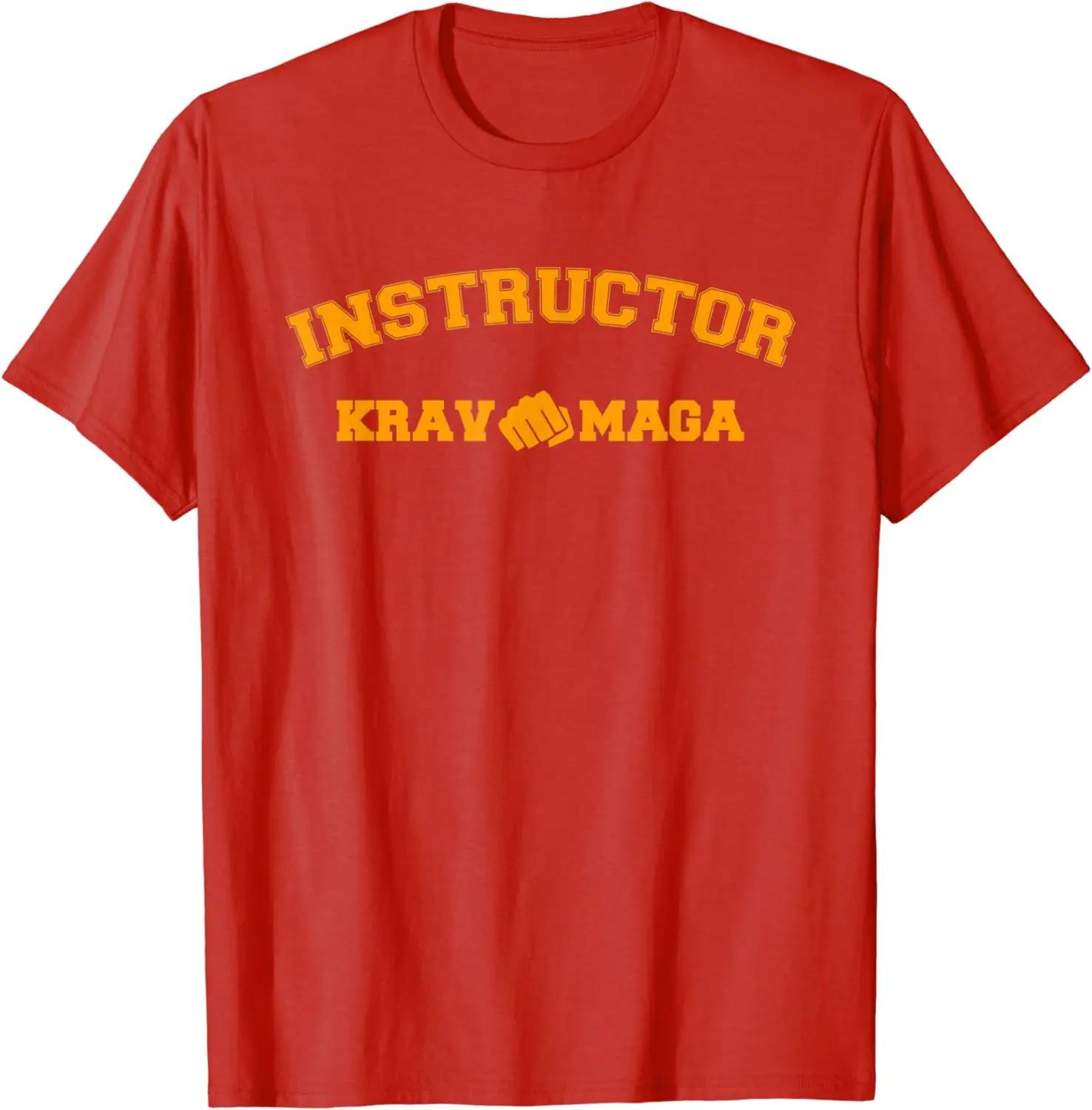 Israeli Martial Arts KRAV MAGA Instructor TShirt 100 Cotton ONeck Summer Short Sleeve Casual Mens Tshirt Size S3XL S