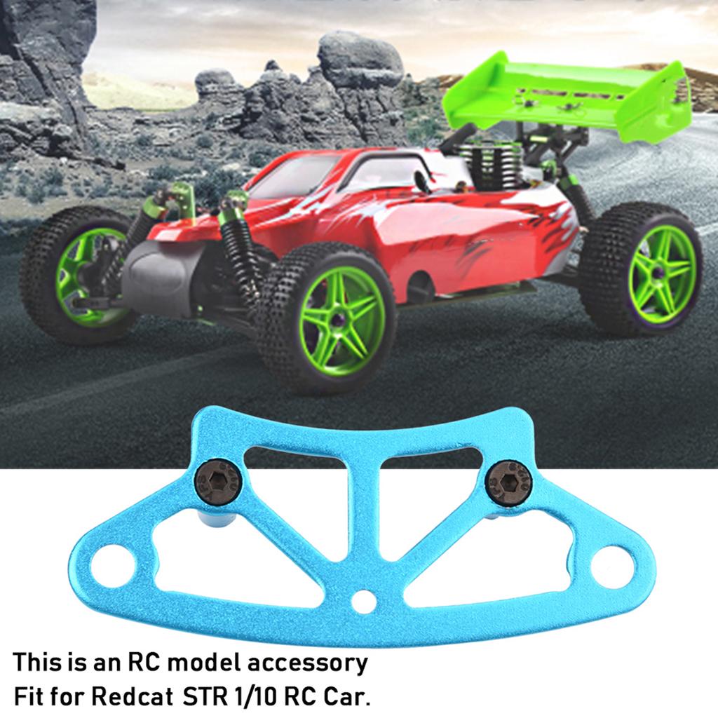 Aluminium Alloy Front Bumper Fit for Redcat STR for Nitro OnRoad 1 10 RC Car Spare Parts(Blue )