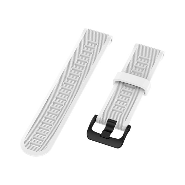 For Garmin Forerunner 945 Silicone Watch Band(White)