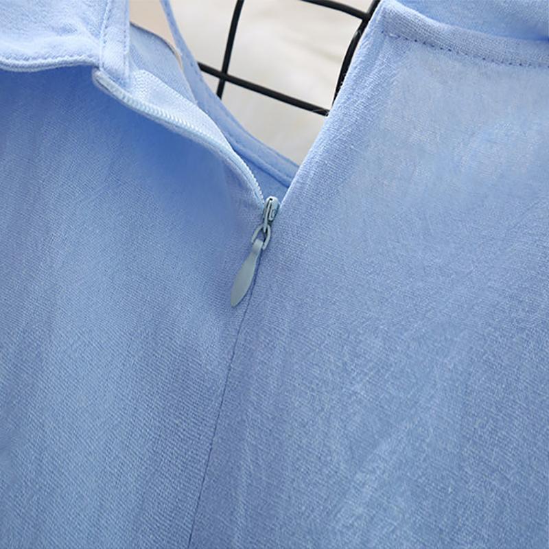 Girls' Dresses Summer Dresses Girls Princess Dresses Children's Summer Solid Color Cotton Skirts