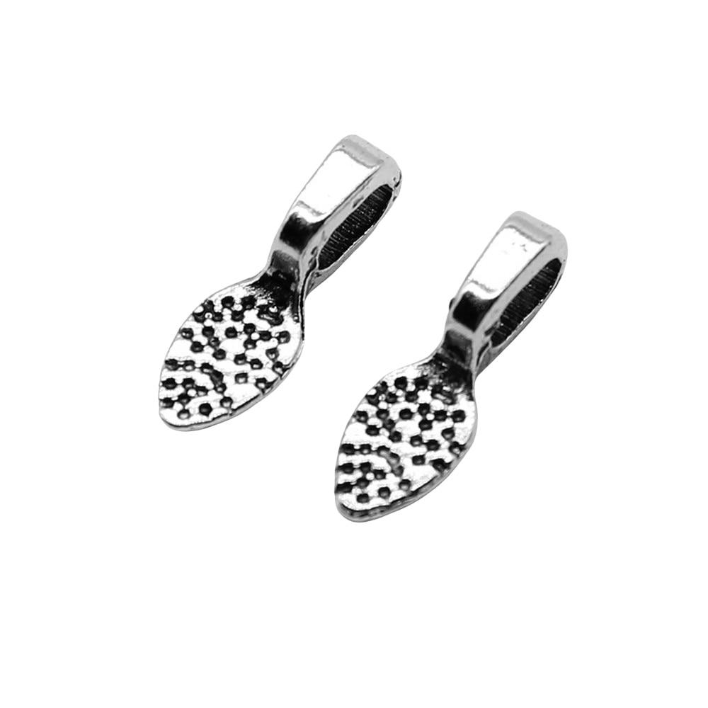 

20шт Залог Бусины Ювелирные компоненты Аксессуары Антикварное серебро Цвет Цинковый сплав 5X15mm