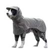 Reflective Waterproof Simple Cute Dog Raincoat Tummy Protection Solid Polyester Large Dog Rain Cape Belly Coverage Eco-friendly