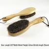 SEE KEAN Wooden Handle Horsehair Shoe & Clothes Brush
