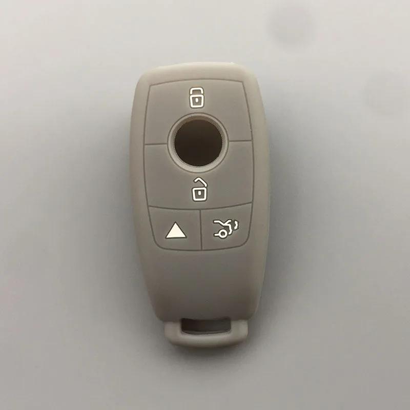 Silicone Car Key Fob Case Cover Holder Accessories For Mercedes-Benz New A C E S Gle Cls W177 W205 C205 W213 W222 W167 C257 Key
