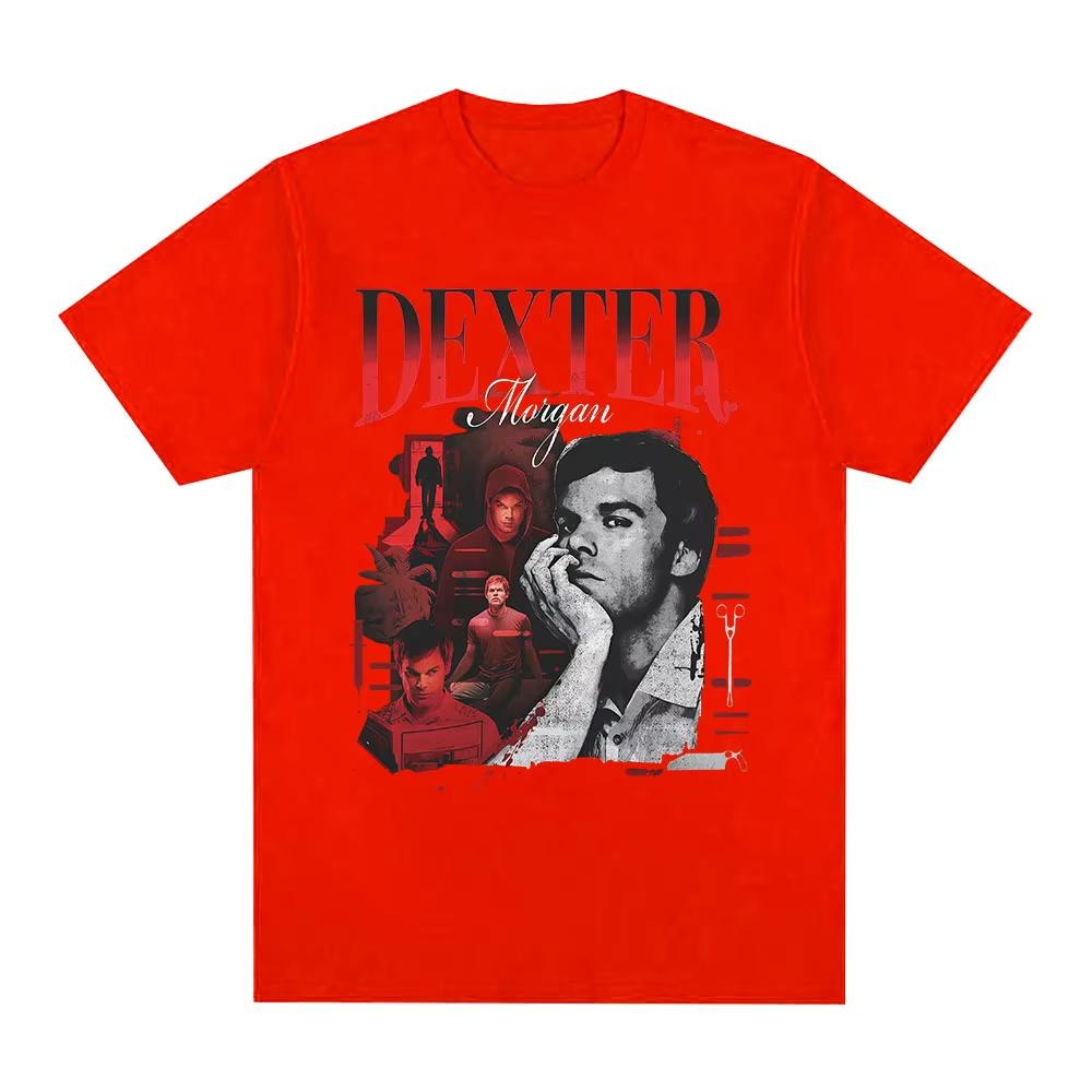 Tv Series Dexter Morgan Graphic T-shirts Men's Women Clothing Casual Cotton Oversized Short Sleeve T Shirts Harajuku