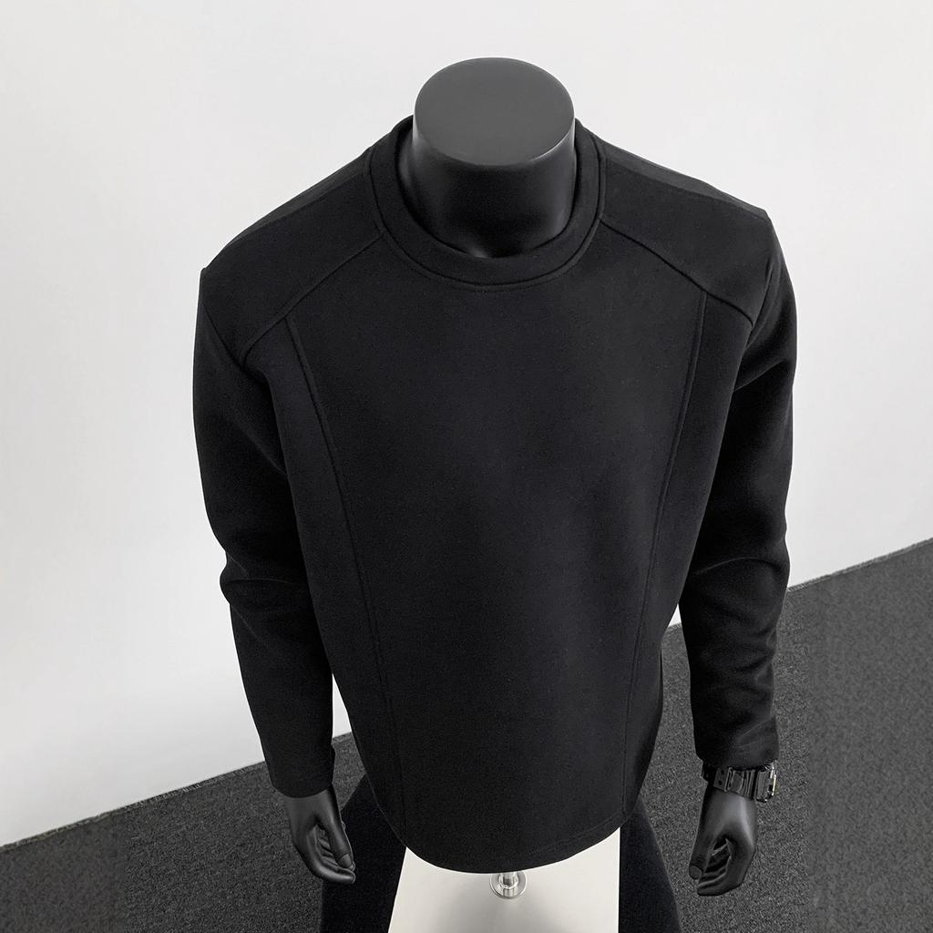 Small Neckline Sweater Men's Casual Bottoming Shirt In Autumn