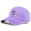 Kuromi Baseball Cap Adult A-Z Letter Washed Denim Sun Hat Woman Girls Cap Cartoon Outdoor Sport Sunbonnet Retro Headgear Gift