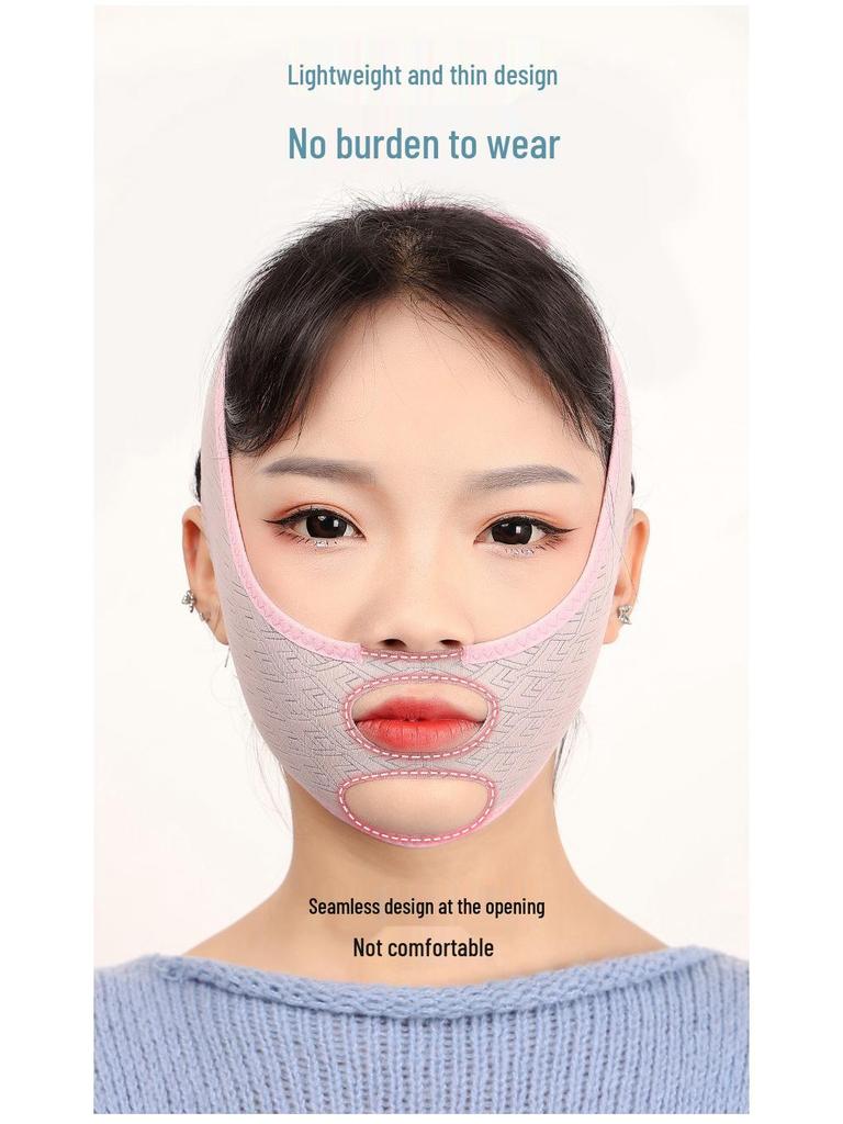 Spurloses Schönheits-Gesichtsstraffungsband – Elegante V-Gesichtsformung & Lifting-Maske zur Reduzierung von Doppelkinn & Nasolabialfalten