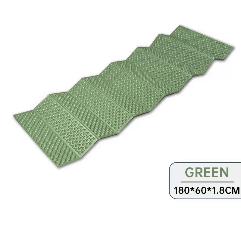 

Кемпинговый коврик Портативный спальный коврик Сверхлегкий коврик из пеноматериала для пикника Коврик для походного снаряжения Водонепроницаемый и влагостойкий зелёный