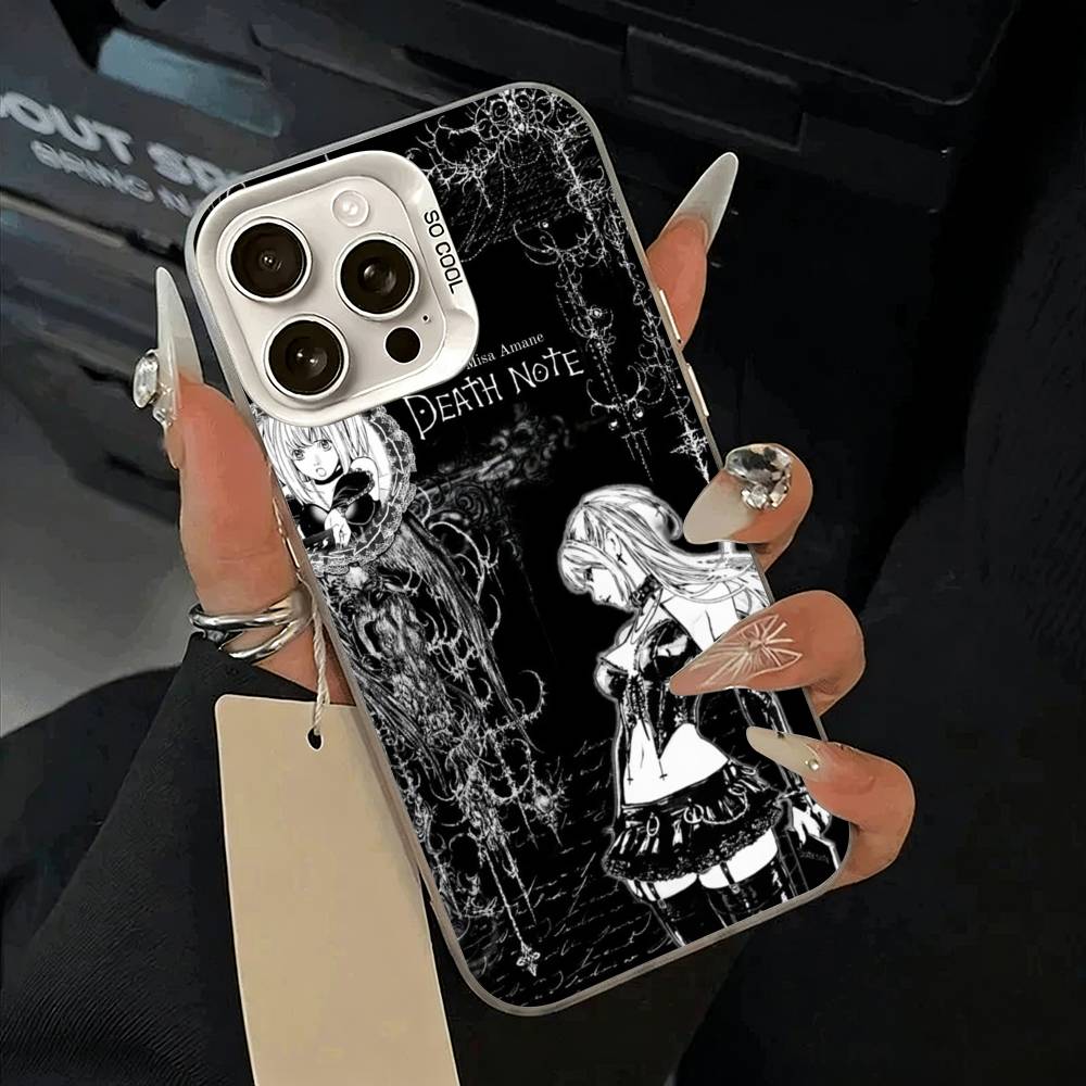D-Death- Note- Classic anime Phone Case For IPhone 17 Air 16 15 14 13 12 11 Pro Max White Sliver Hard Cover