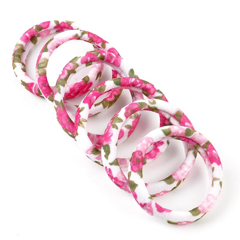 6 Teile/satz Nette Mädchen Elastische Haarbänder Scrunchies Pferdeschwanz Halter Gummibänder Haar Krawatten Süße Kinder Haar Seil Haar Zubehör