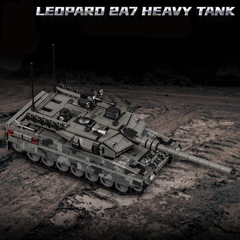 Militär WW2 MOC Leopard 2A7 Armee Kampfpanzer Soldaten Bausteine Steine M1 T90M Panzer Set für Kinder Jungen Geschenke