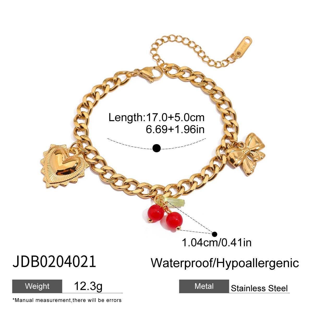 JYL TS Bracelet  Layered Design Trendy Stack Brings Elegance & Abundance JDB0204021 дыня