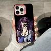 Tokyo Ghoul Rize Handyhülle für iPhone 17 16 15 14 13 12 11 X XR XS 8 7 Pro Max Plus Durchsichtige Rosa Hülle Luxus Hübsch