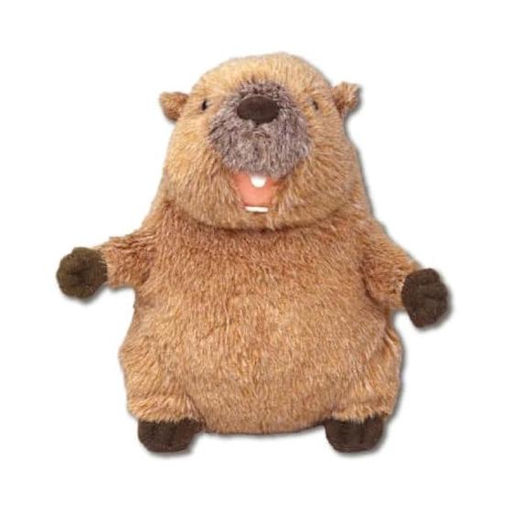 Continent Walk Pochamaru Plush S Marmot, Ages 6+, Approx. 19cm Tall