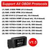 WiFi ELM327 OBD2 Code Reader Scanner V1.5 Car Diagnostic Tools Check Engine Fault For Android/IOS/Windows 16PIN OBD2 Interface
