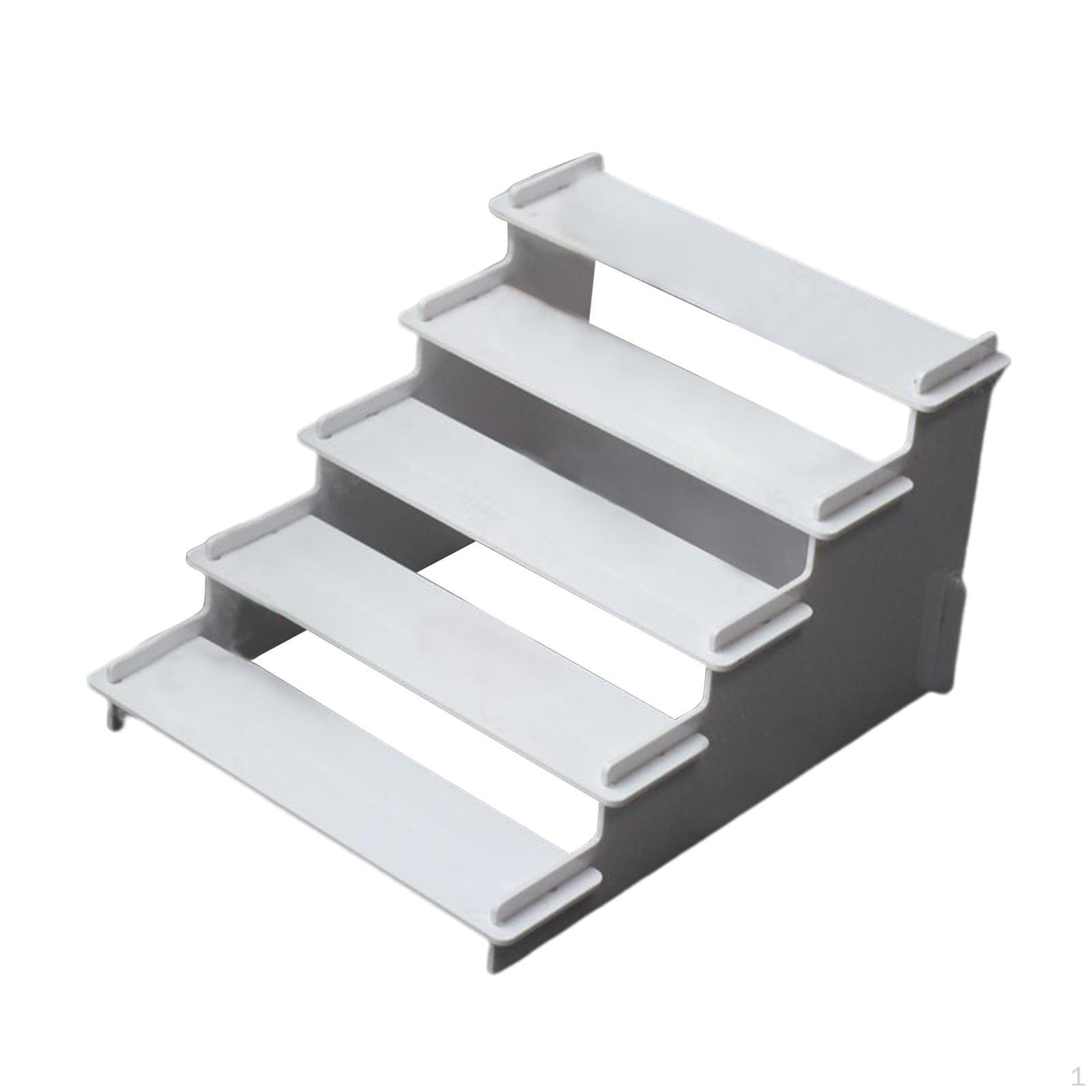Acrylic Display Rack Makeup Cars Dolls Toy Counter Riser Stand 5 Layers B